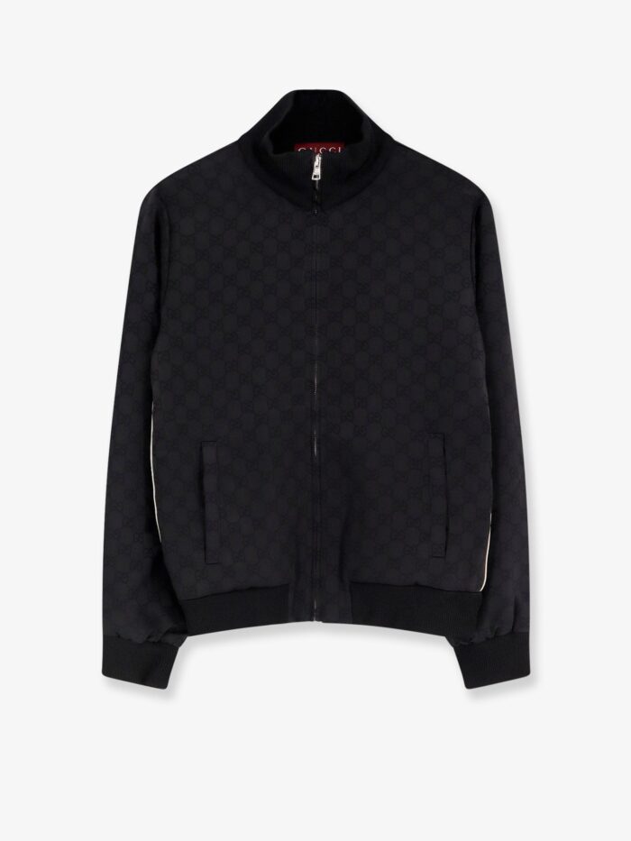 gucci viscose blend sweatshirt with all over gg motif Gucci Viscose Blend Sweatshirt With All-over GG Motif