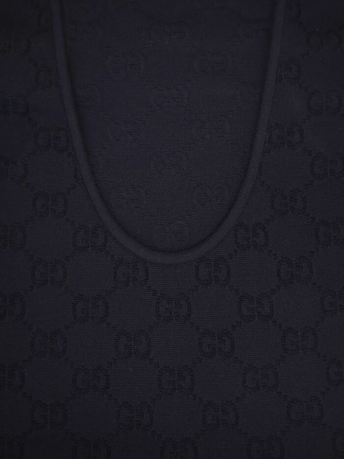 Gucci Viscose Blend Top With All-over GG Motif