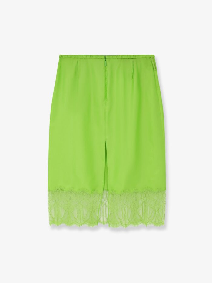 Gucci Viscose Skirt With Floral Lace