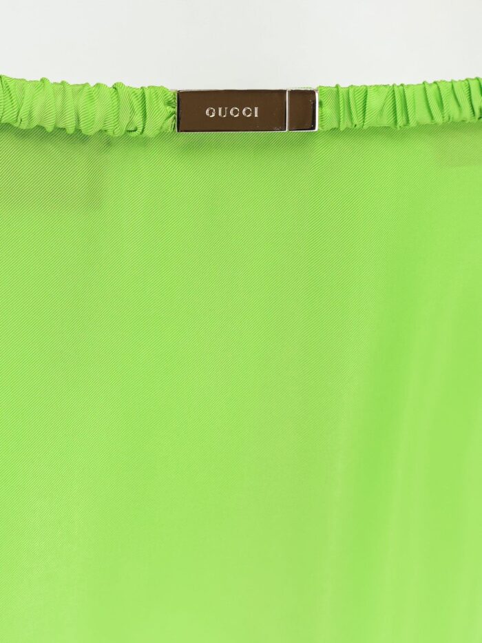 Gucci Viscose Skirt With Floral Lace