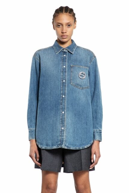 GUCCI Washed Organic Denim Shirt