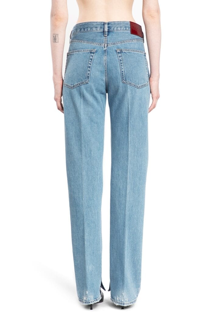 GUCCI Washed Straight Leg Jeans