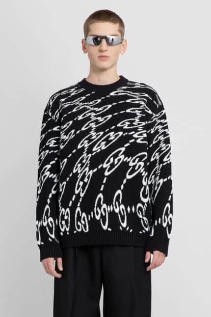 GUCCI Wavy Gg Cotton Jumper