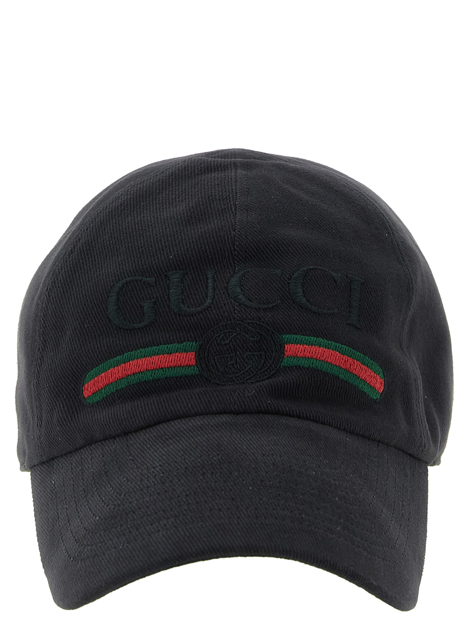 'Gucci Web - Incrocio GG' Cap