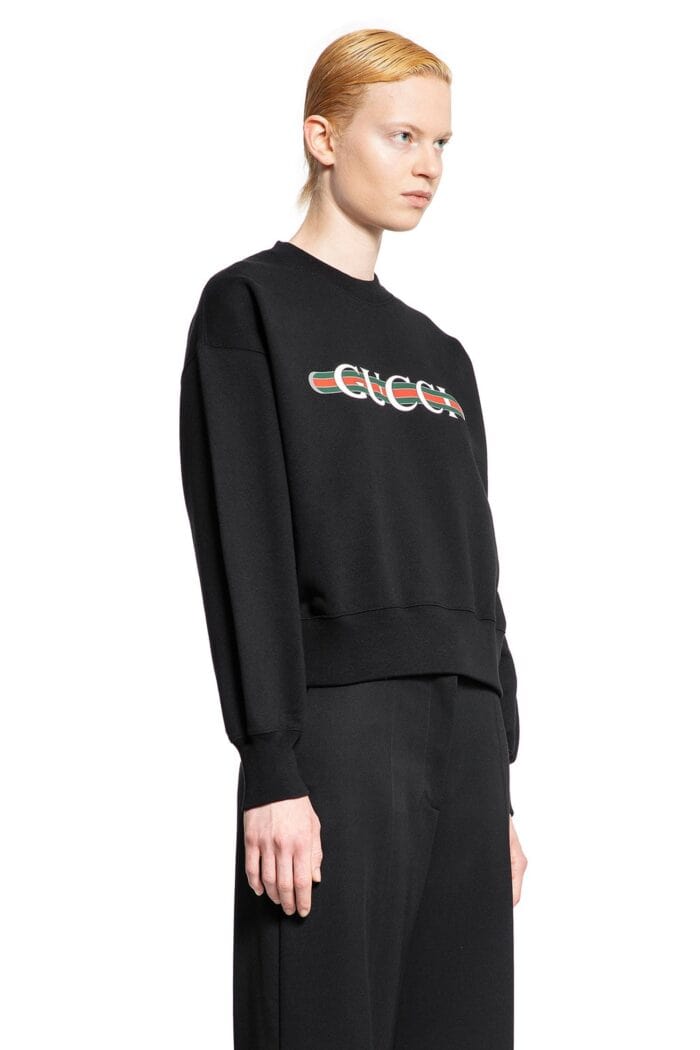 Gucci Web Print Boxy Sweatshirt