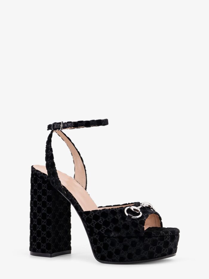 Gucci Wedge Suede Sandals