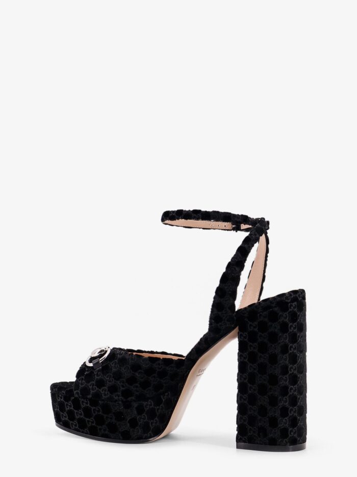 Gucci Wedge Suede Sandals