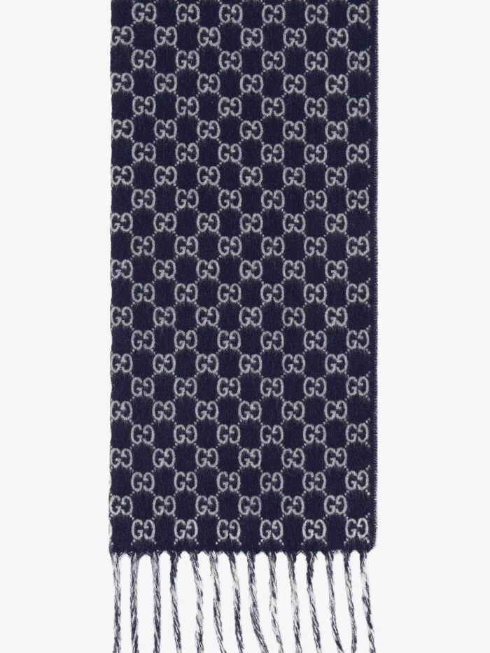 Gucci WGG Wool And Cashmere Scarf