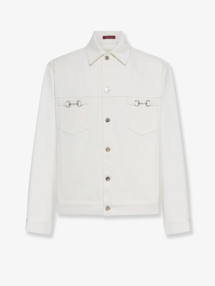 Gucci White Denim Jacket