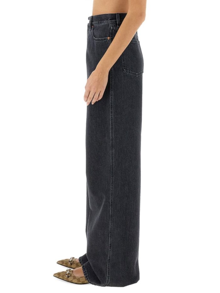 Gucci WIDE LEG DENIM PANTS