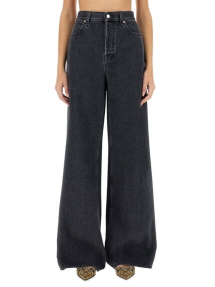 Gucci WIDE LEG DENIM PANTS