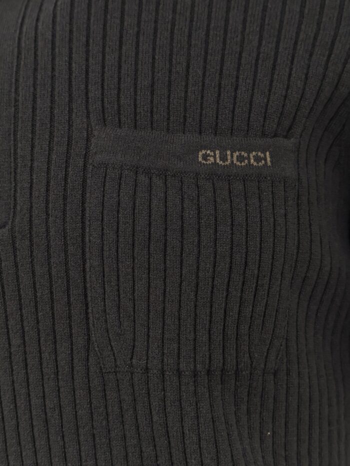 Gucci Wool And Cashmere Polo Shirt