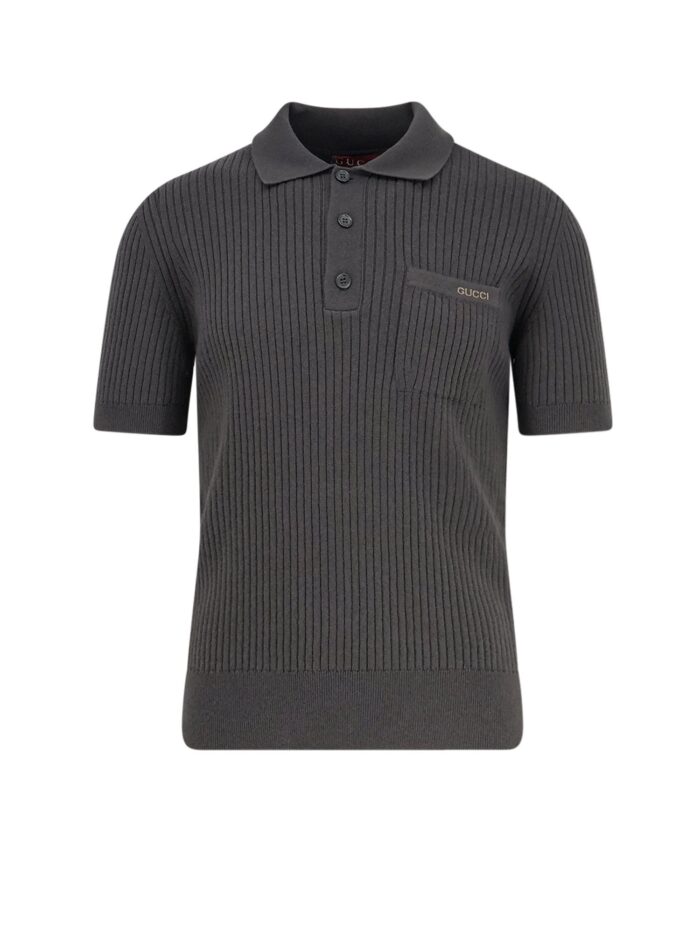 Gucci Wool And Cashmere Polo Shirt