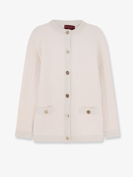 Gucci Wool And Cotton Blend Cardigan