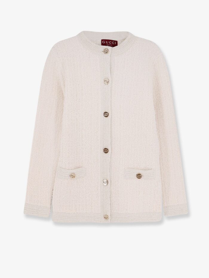 gucci wool and cotton blend cardigan Gucci Wool And Cotton Blend Cardigan
