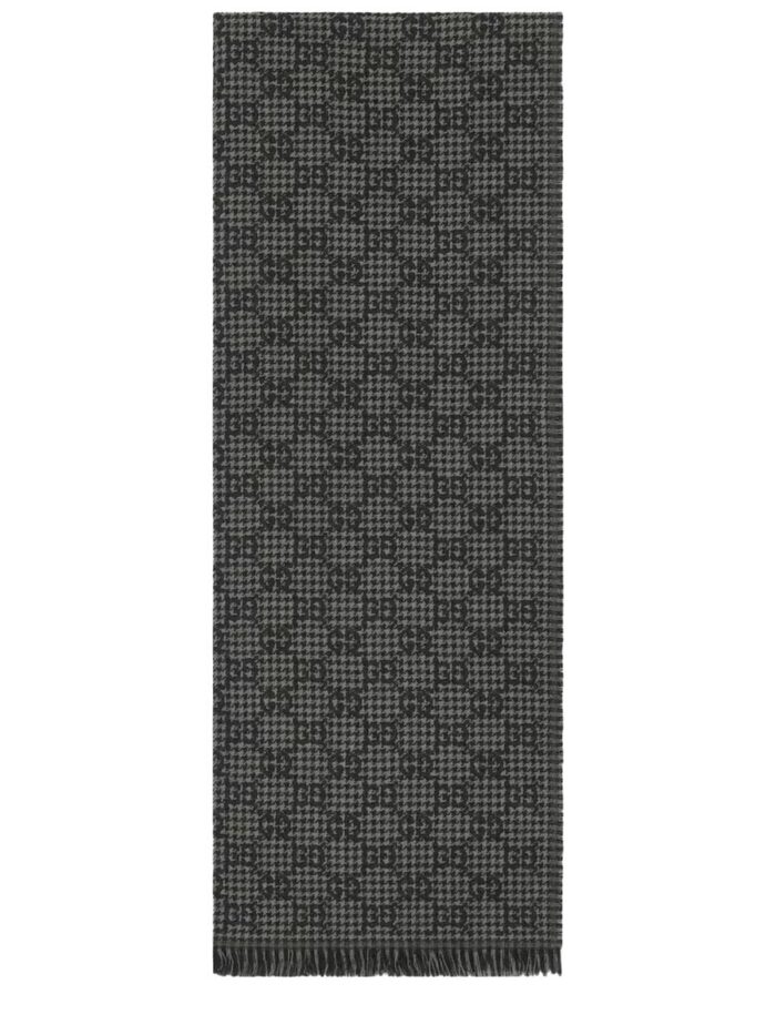 Gucci WOOL AND SILK SCARF