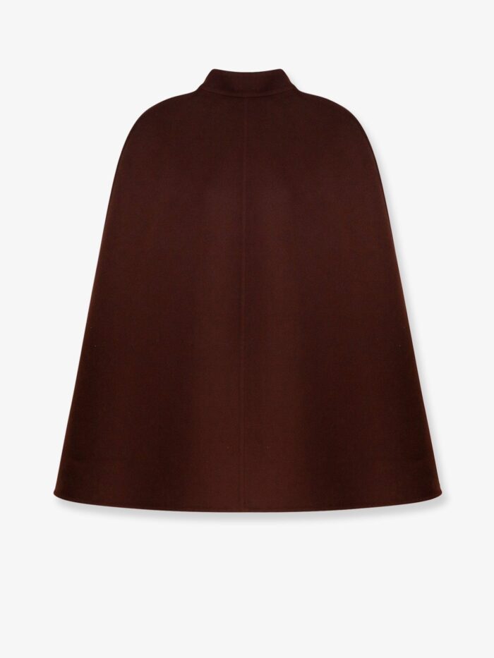 Gucci Wool Cape With Iconic Horsebit