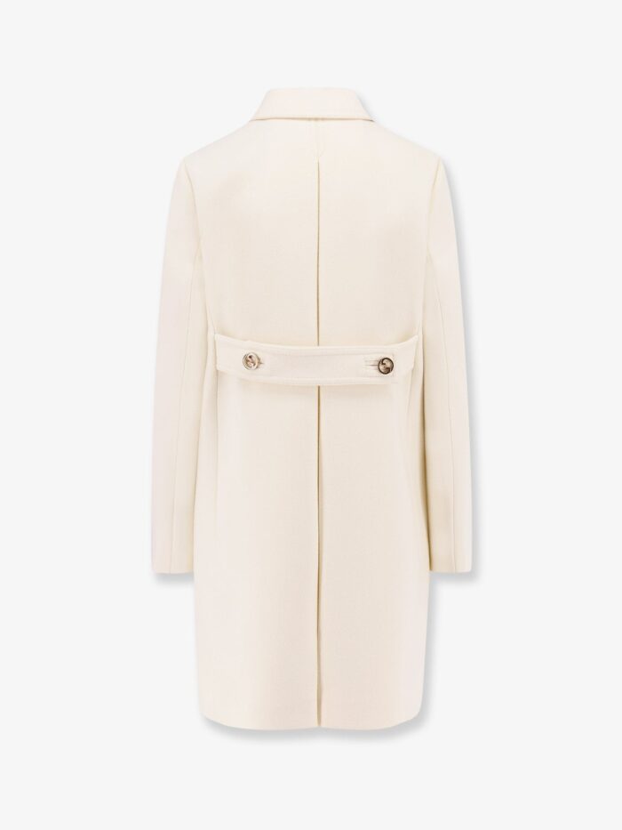 Gucci Wool Coat With Interlocking Gg Buttons