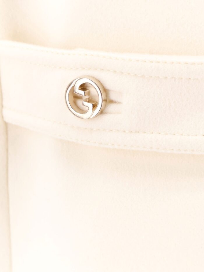 Gucci Wool Coat With Interlocking Gg Buttons