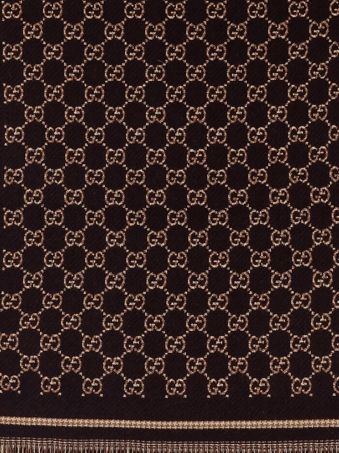 Gucci Wool GG Scarf