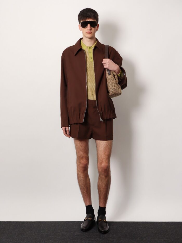 Gucci Wool Jacket With Pointed Collar