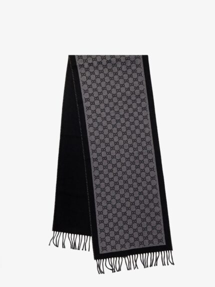 Gucci Wool Scarf With GG Motif