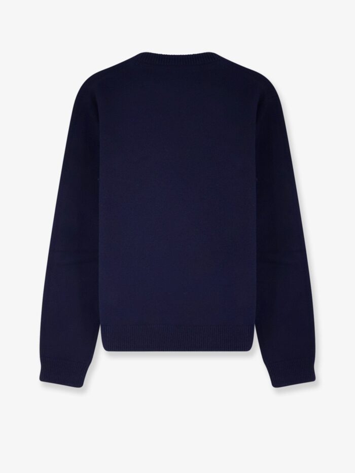 Gucci Wool Sweater With Frontal Embroidered Logo