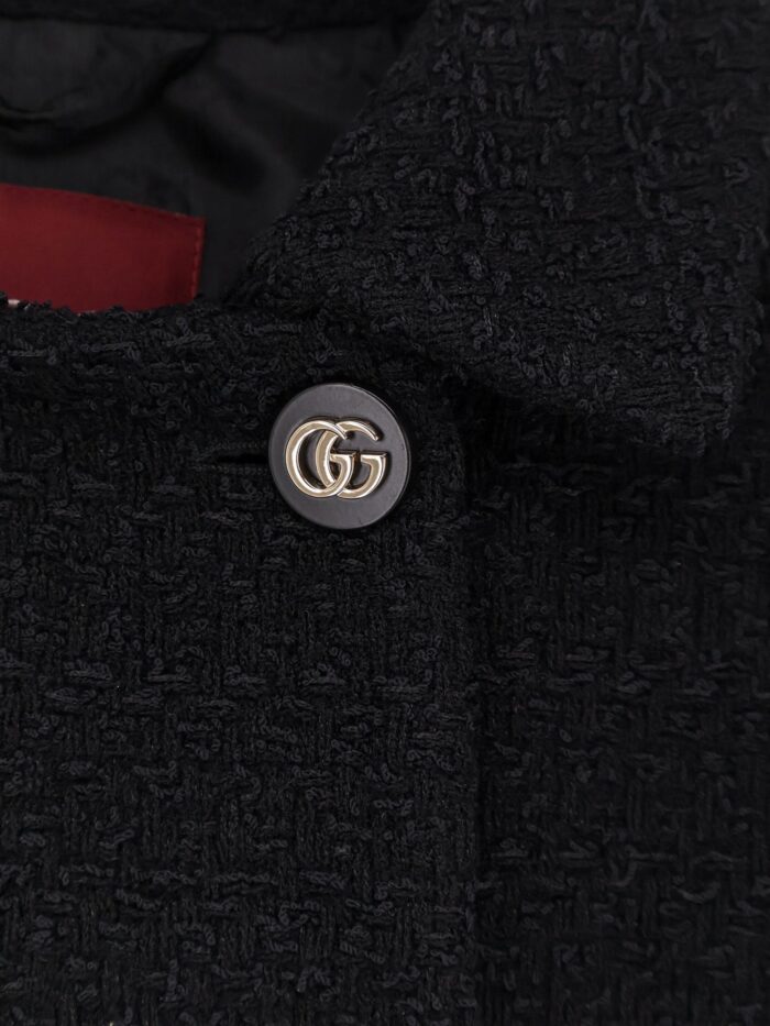 Gucci Wool Tweed Double-breasted Blazer