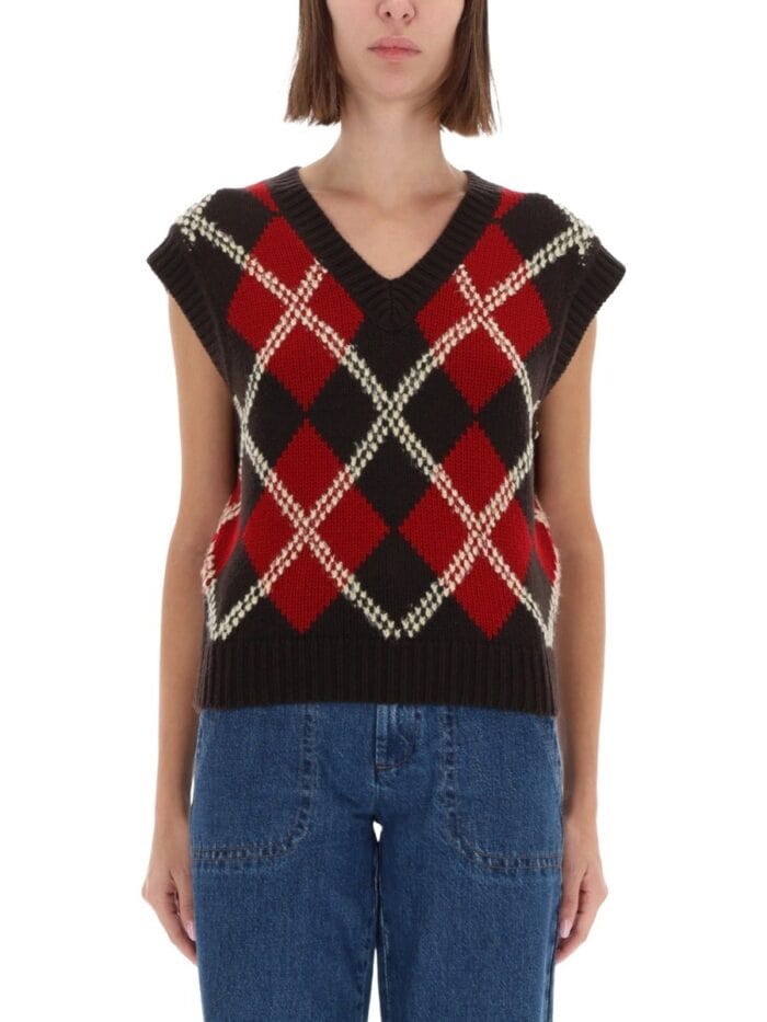 GUEST IN RESIDENCE "ARGYLE" VEST