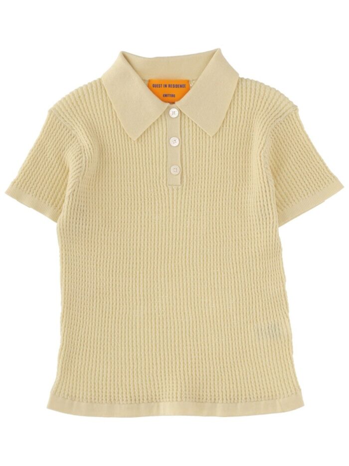 guest in residence "shrunken" polo shirt GUEST IN RESIDENCE "SHRUNKEN" POLO SHIRT