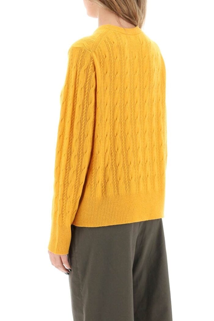 Guest In Residence Twin Cable Cashmere Sweater