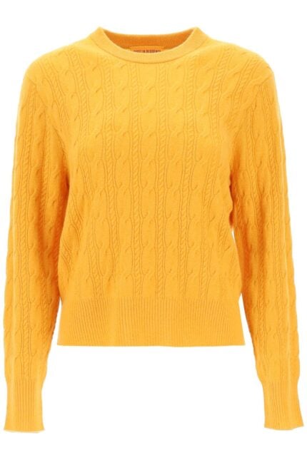 Guest In Residence Twin Cable Cashmere Sweater