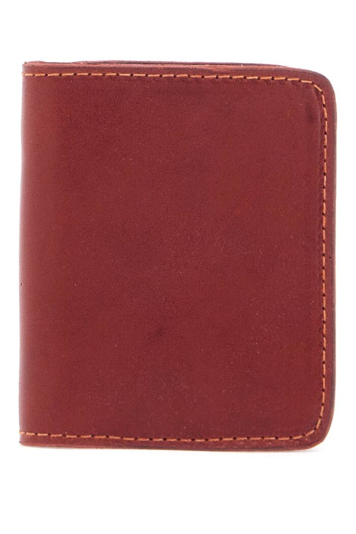 GUIDI Elegant Red Kangaroo Leather Wallet With Card Slots