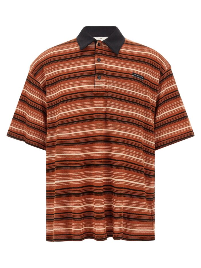 song for the mute 'gym' polo shirt SONG FOR THE MUTE 'Gym' Polo Shirt