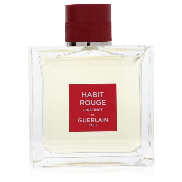 Habit Rouge L'instinct By Guerlain - Eau De Toilette Intense Spray (Unboxed) 3.3 Oz - Image 1