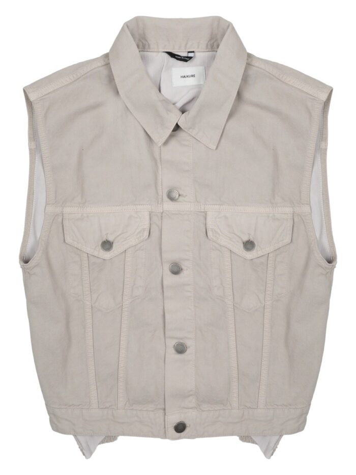 haikure gilet "ryder" con inserto in satin Haikure GILET "RYDER" CON INSERTO IN SATIN