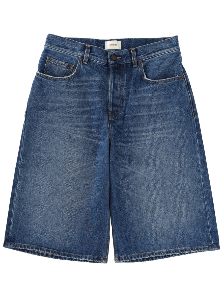 Haikure "NEW BECKY" DENIM SHORTS