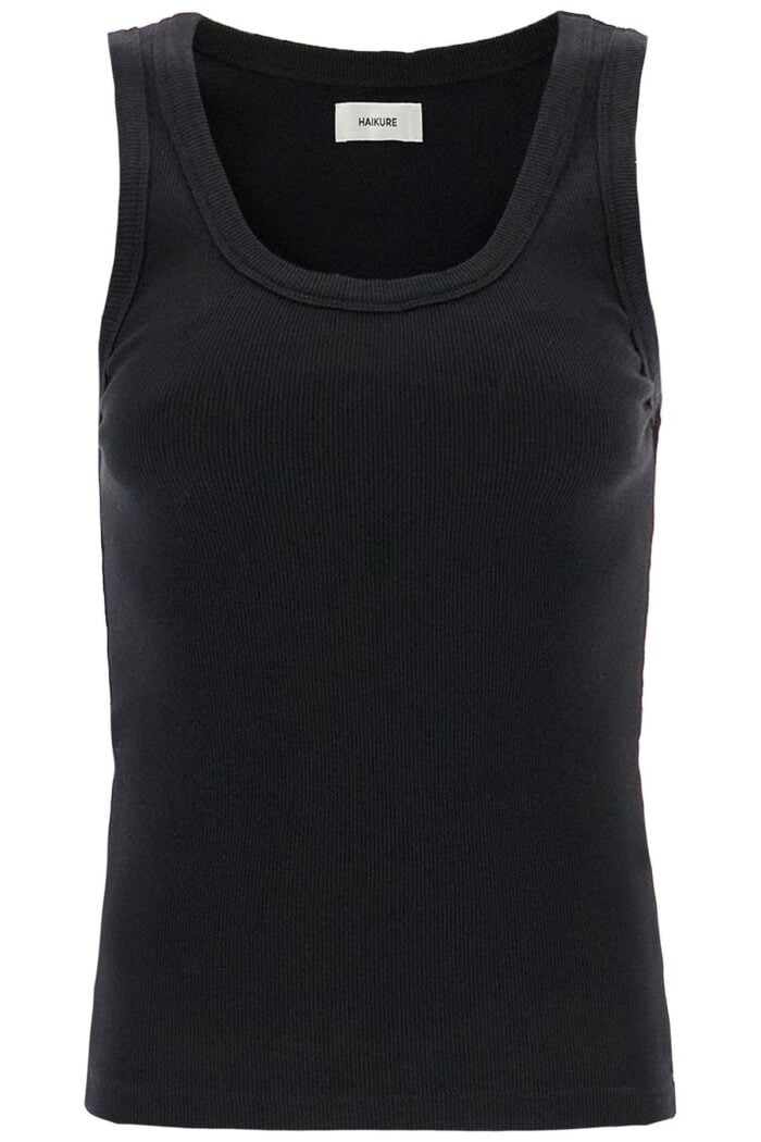 HAIKURE Ribbed Sleeveless Top With