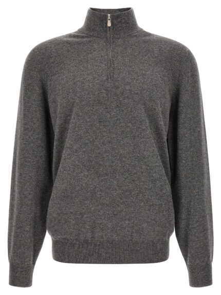 Brunello Cucinelli Half-zip Cashmere Sweater