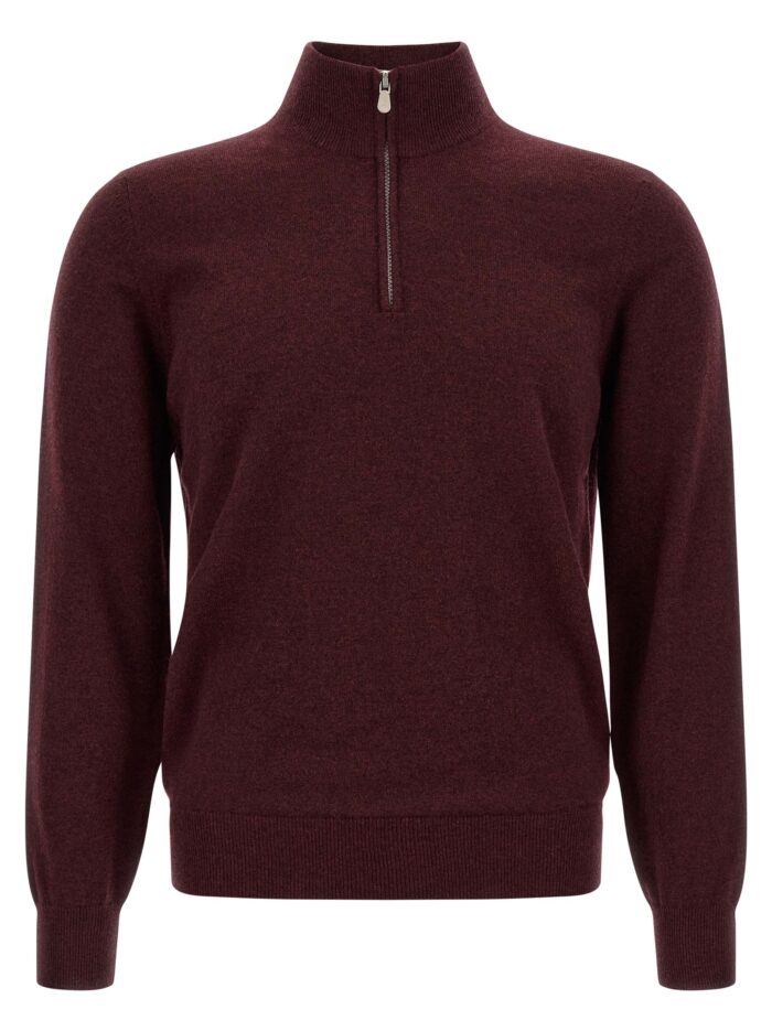 brunello cucinelli half zip cashmere sweater Brunello Cucinelli Half-zip Cashmere Sweater