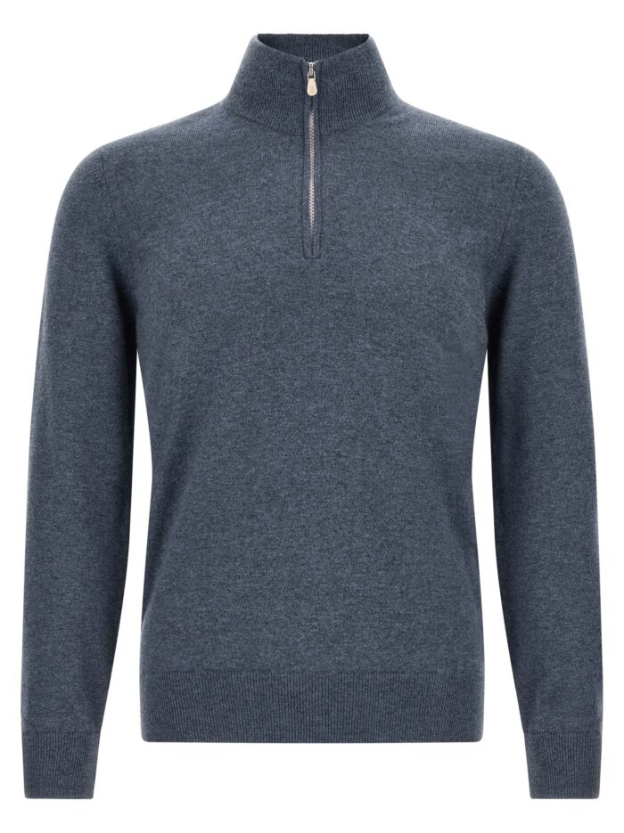 brunello cucinelli half zip sweater Brunello Cucinelli Half-zip Sweater