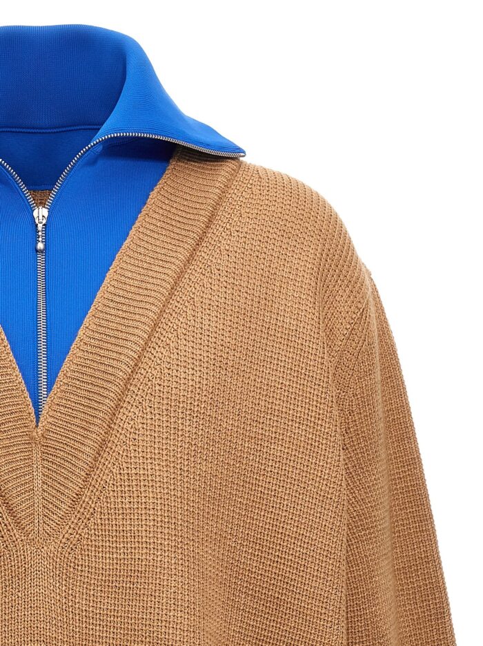 JIL SANDER Half Zip Sweater
