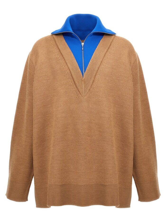 jil sander half zip sweater JIL SANDER Half Zip Sweater