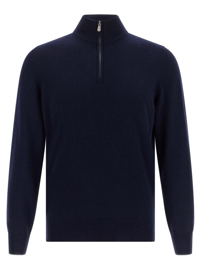 brunello cucinelli half zip sweater Brunello Cucinelli Half-zip Sweater