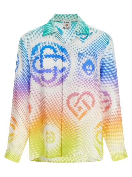 CASABLANCA 'Halftone Logo' Shirt