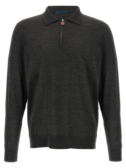 KITON Halfzip Polo Shirt
