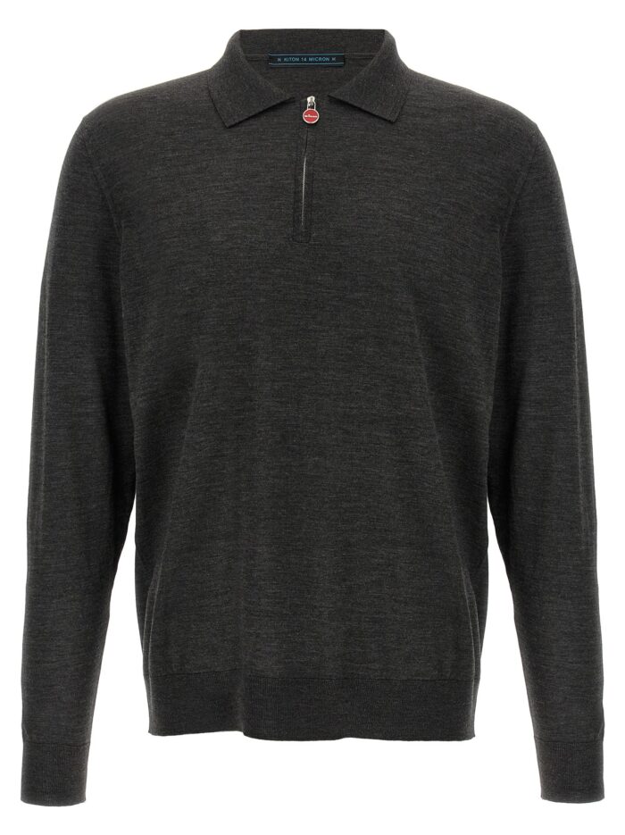 kiton halfzip polo shirt KITON Halfzip Polo Shirt