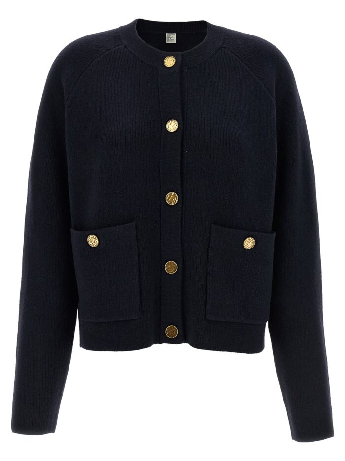 toteme 'hammered button' cardigan TOTEME 'Hammered Button' Cardigan