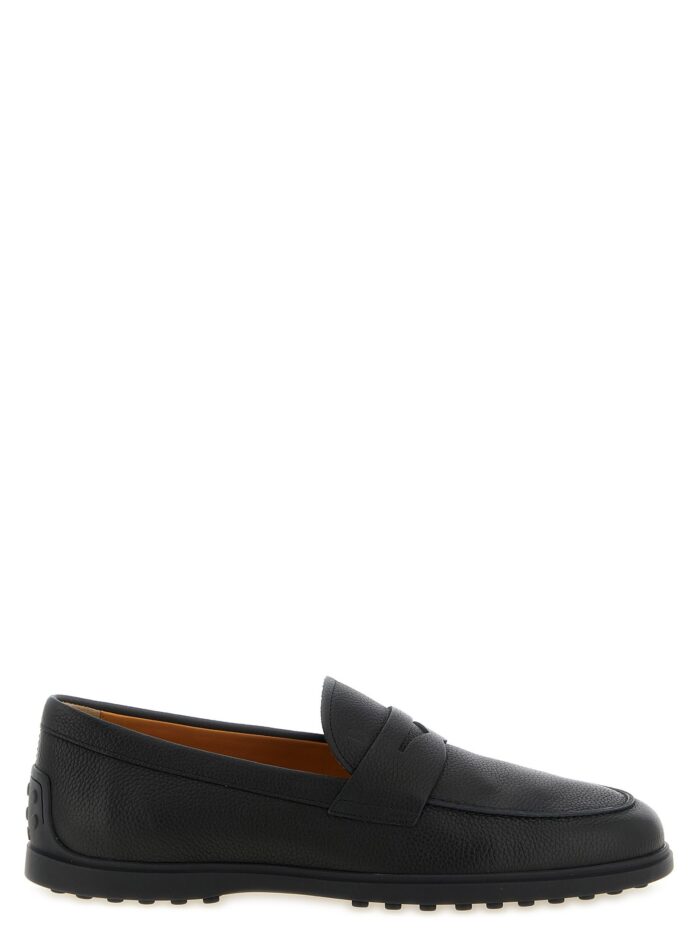 tod's hammered leather loafers TOD'S Hammered Leather Loafers