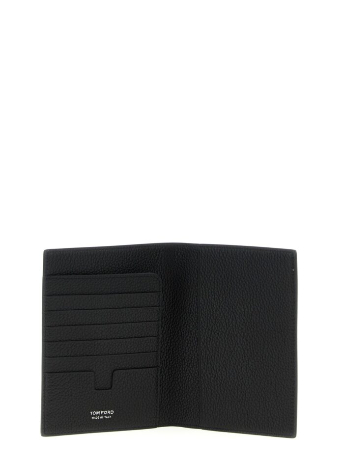 TOM FORD Hammered Leather Passport Holder